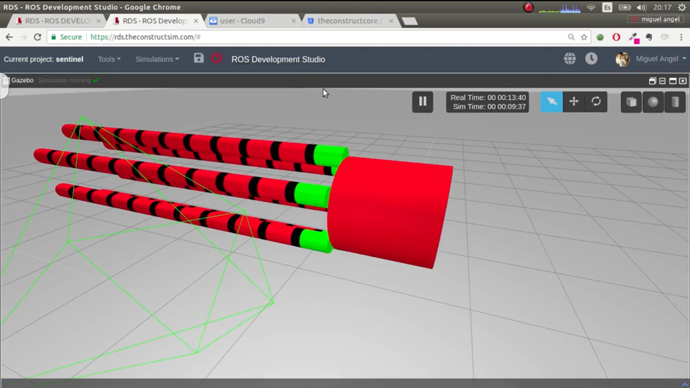 [ROS Projects] – Build the Sentinel Robots from Matrix for Gazebo Simulator #Part2