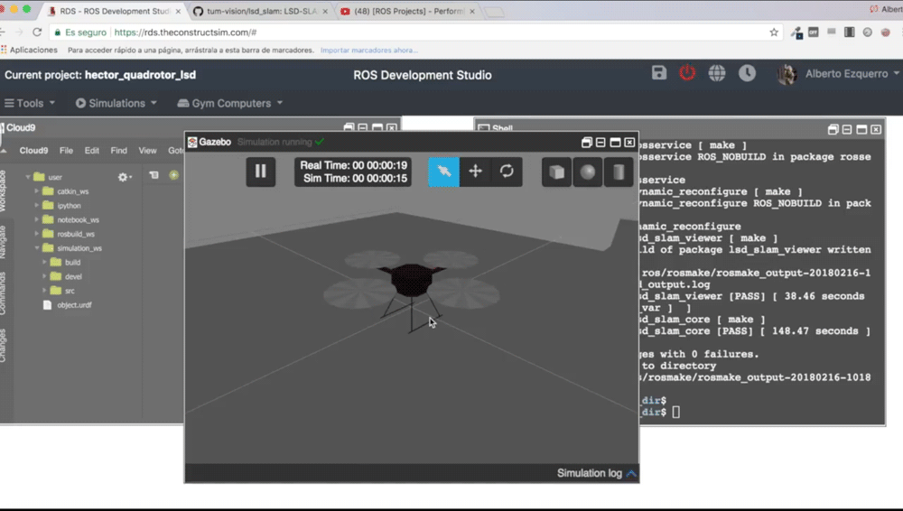 [ROS Projects] – Performing LSD-SLAM with a ROS based Drone – #Part 3