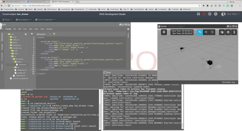 How-to-launch-two-drones-on-a-Single-Gazebo-Simulation