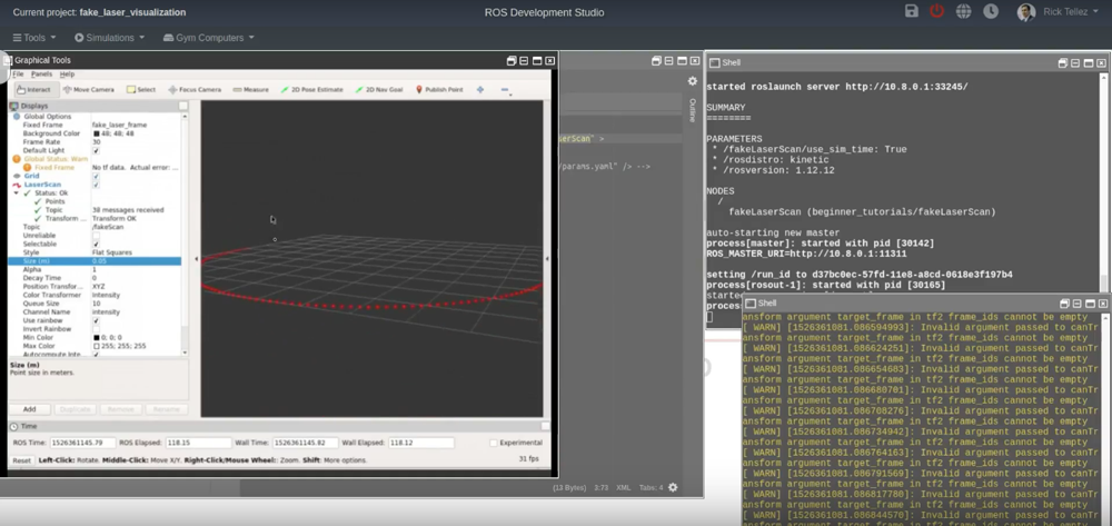 [ROS Q&A] 122 – How to show laser data on Rviz