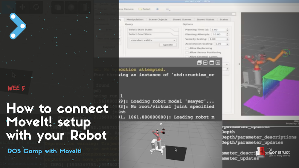 Movelt! Camp: Learning Movelt! with Sawyer robot in 5 weeks!