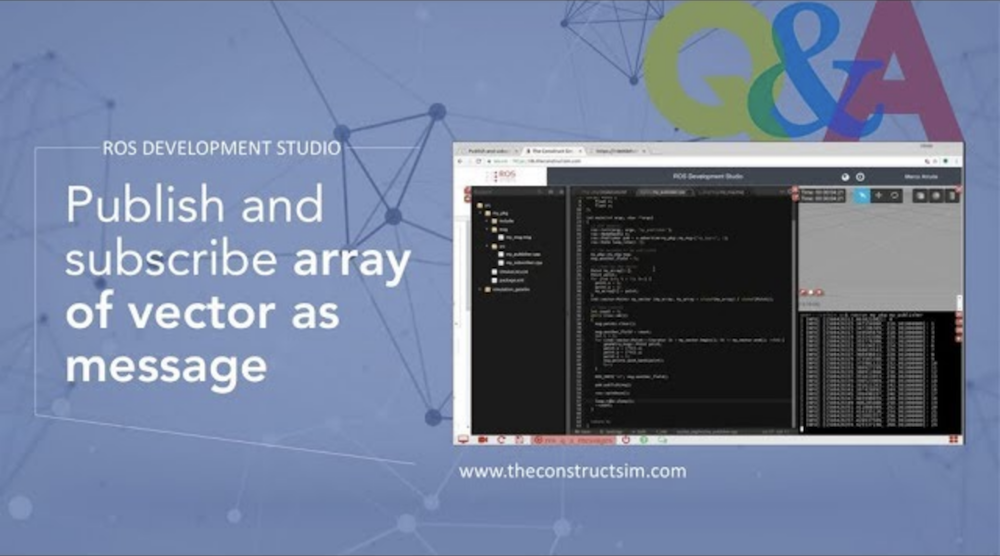 [ROS Q&A] 045 - Publish and subscribe array of vector as message