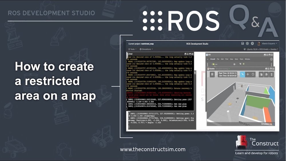 [ROS Q&A] 159 - How to create a Restricted Area on a Map