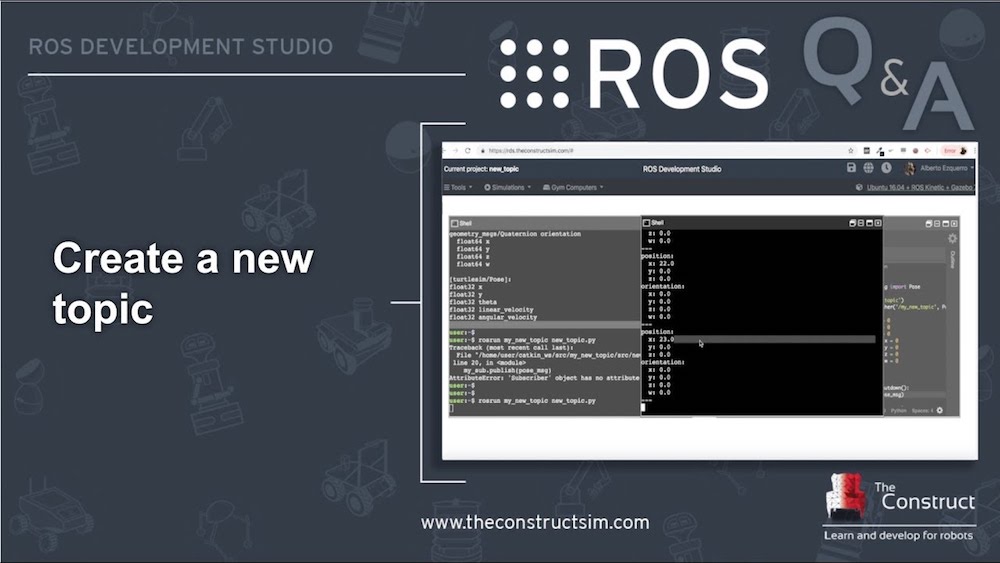 [ROS Q&A] 164 - Create a new topic