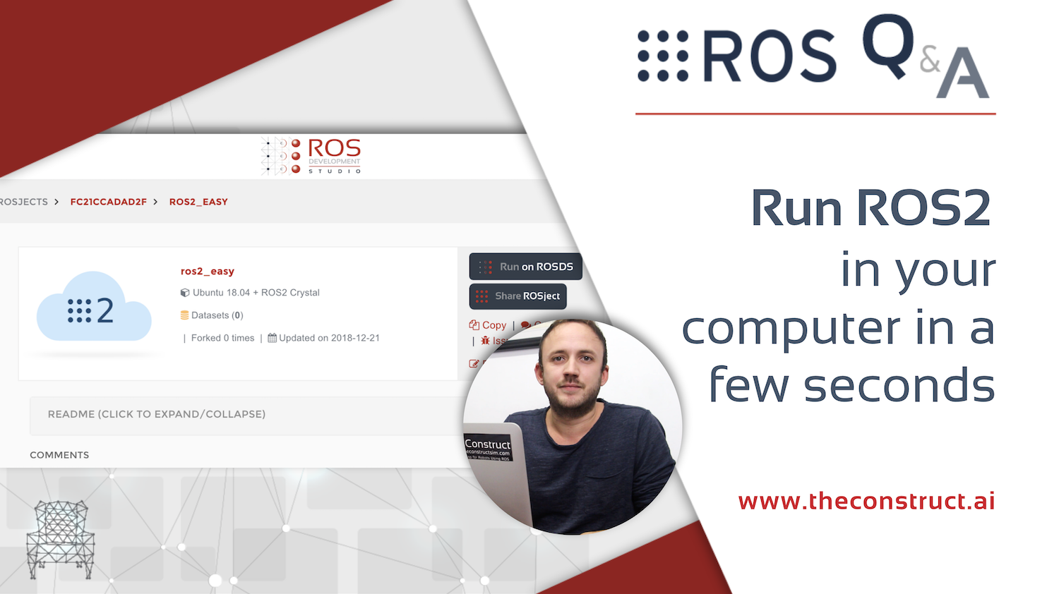 [ROS Q&A] 172 - Run ROS2 in your computer in a few seconds