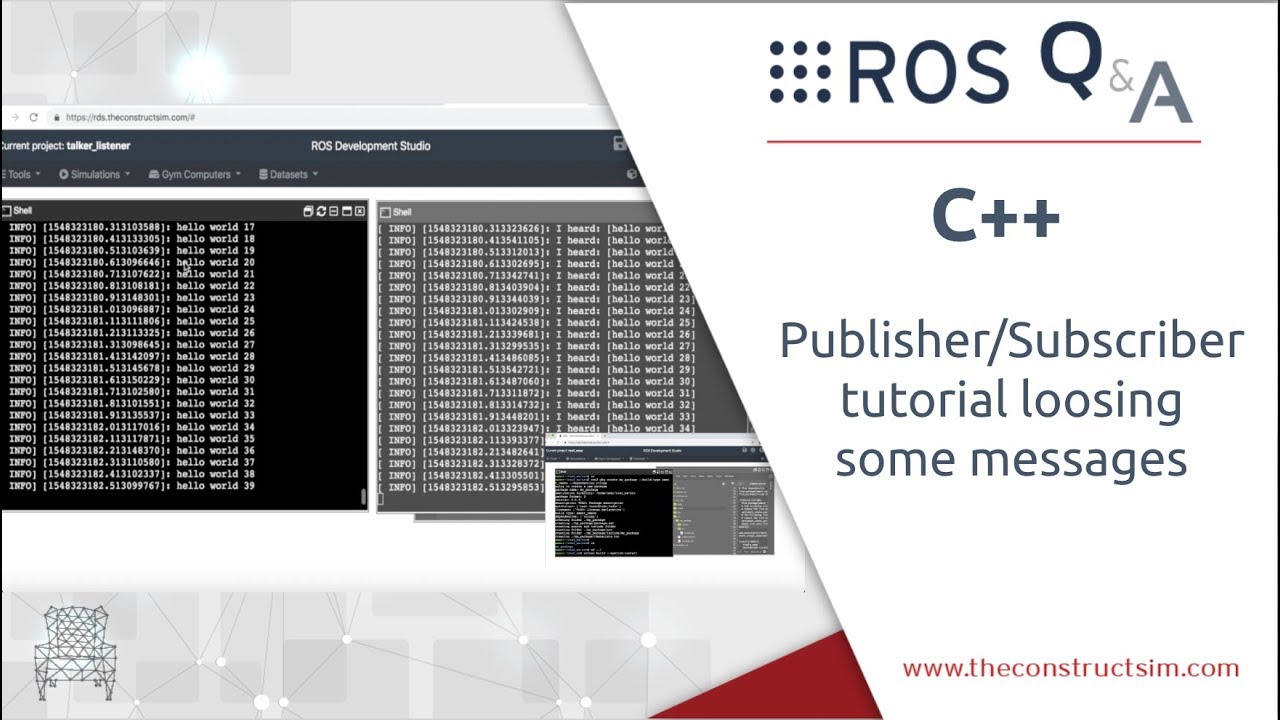 [ROS Q&A] 176 – Publisher/Subscriber tutorial – avoid losing some messages from the publisher