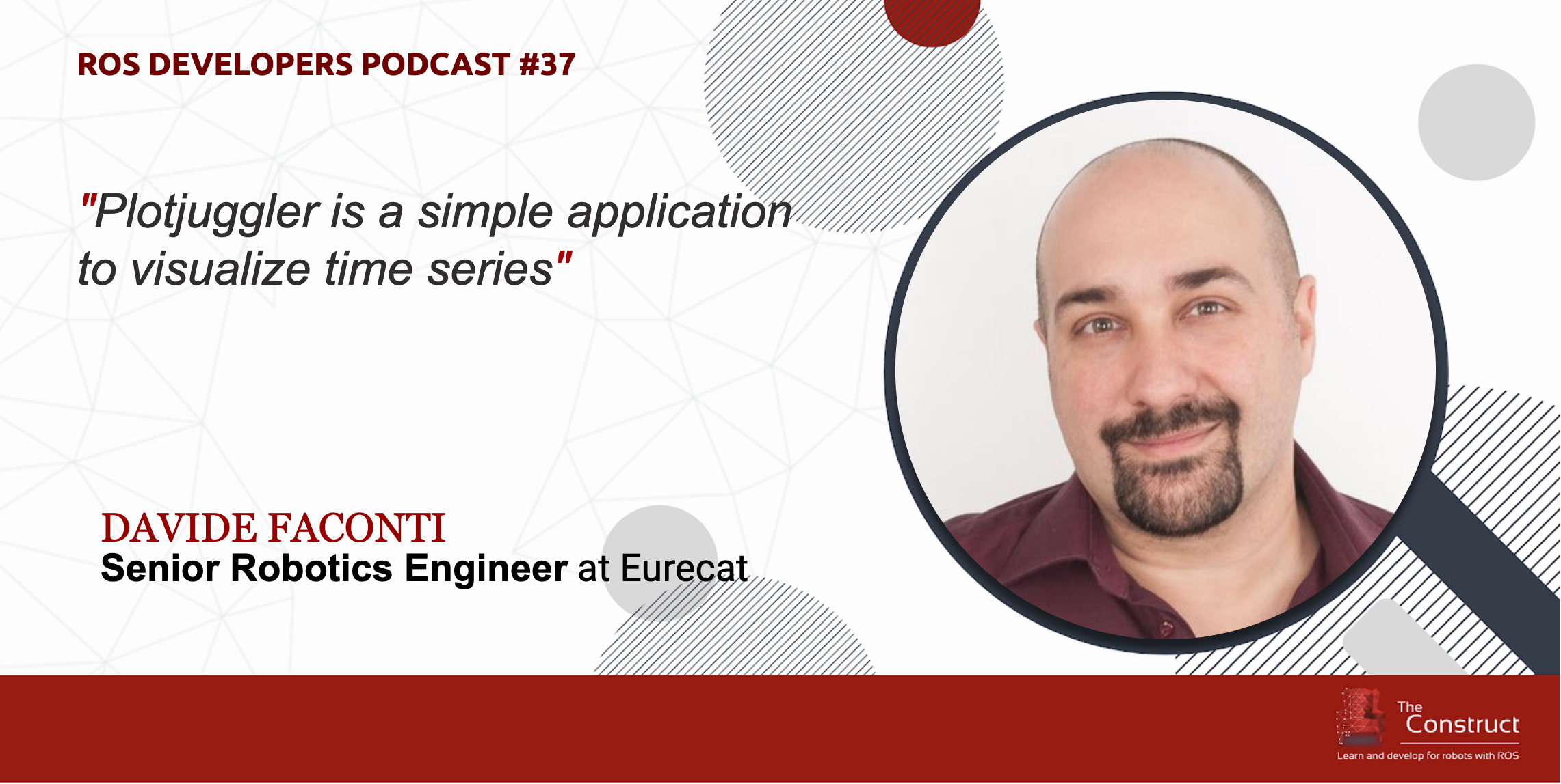 RDP 037: Plotting ROS data using PlotJuggler with Davide Faconti