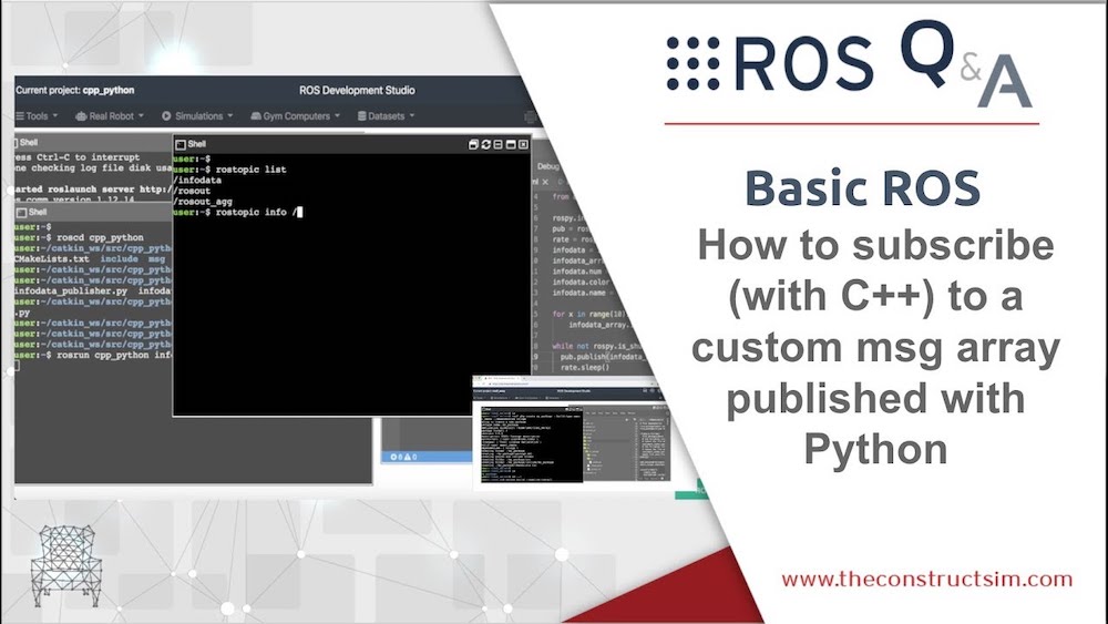 [ROS Q&A] 190 – How to subscribe with a C++ subscriber to a custom msg array published with a Python publisher