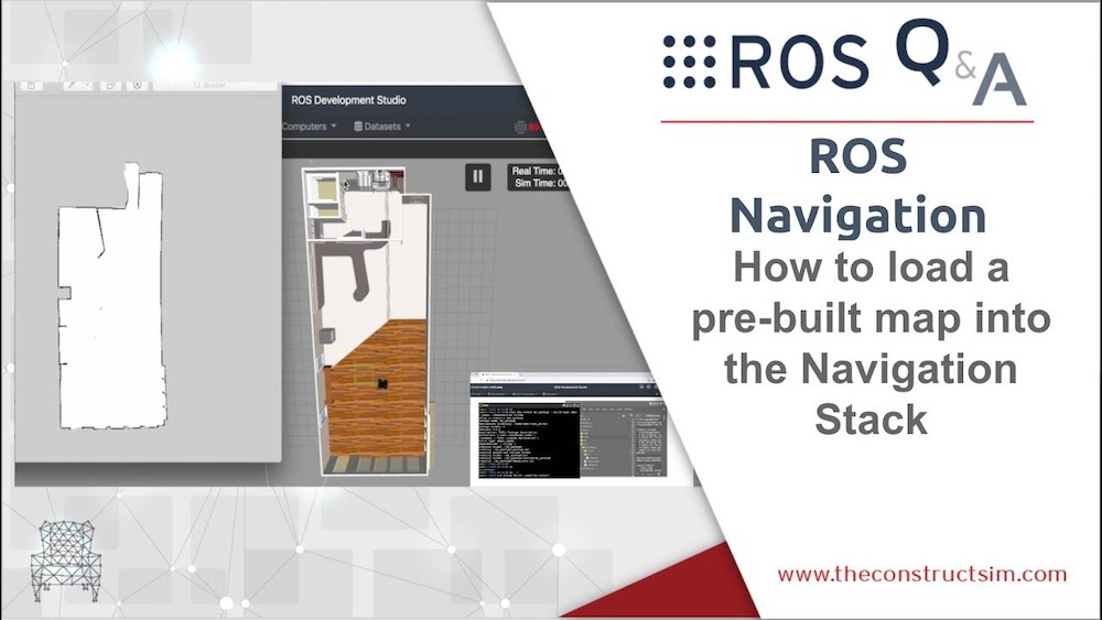 [ROS Q&A] 191 - How to load a pre-built map into ROS for the Navigation Stack