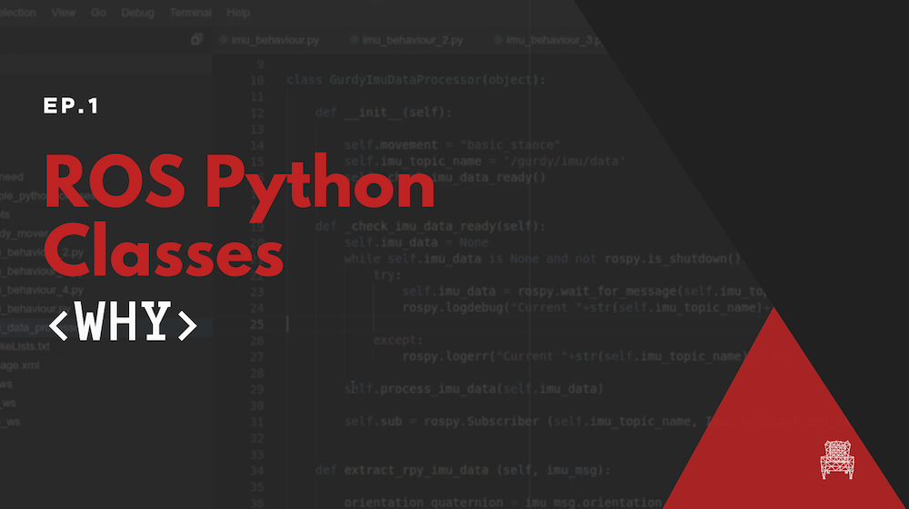 ROS Python Classes. Why do we need them