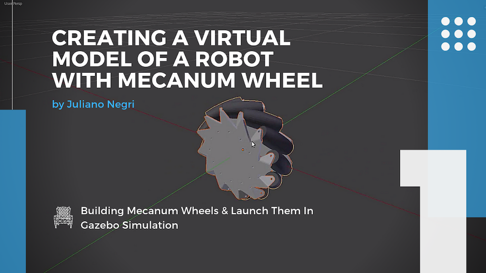 [Robot Modeling] #1 - Create a Virtual Model of a Omni Wheel Robot