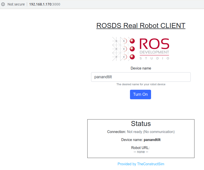 How to use Real Robot Connection in ROS Development Studio