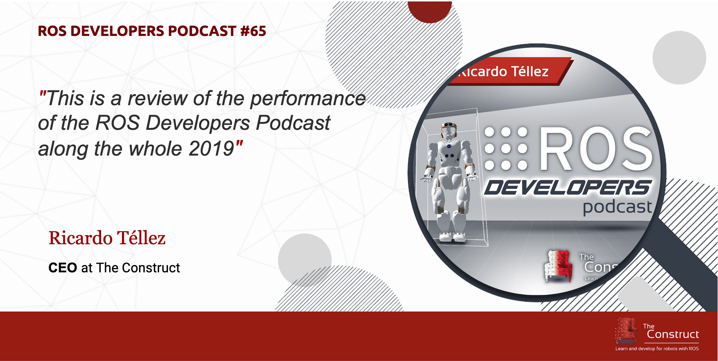 The ROS Developers Podcast 2019 Yearly Review