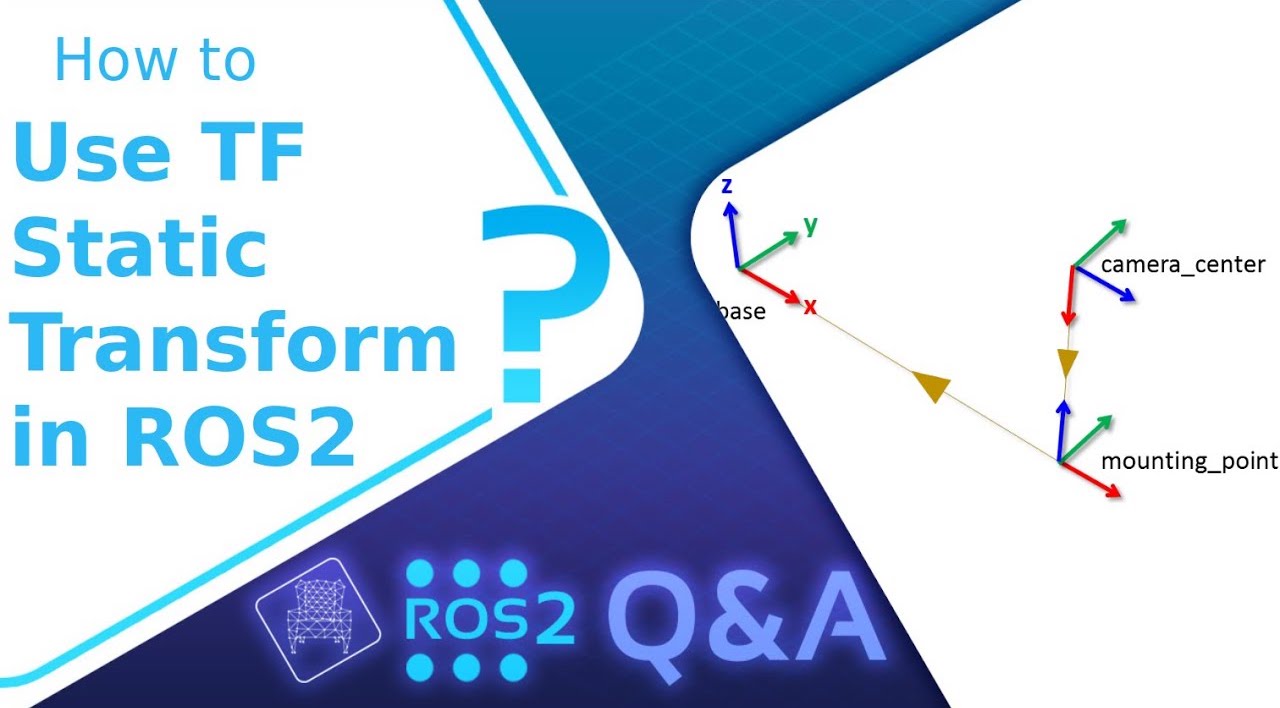[ROS2 Q&A] 216 – How to Use Static Transform Publisher in ROS2