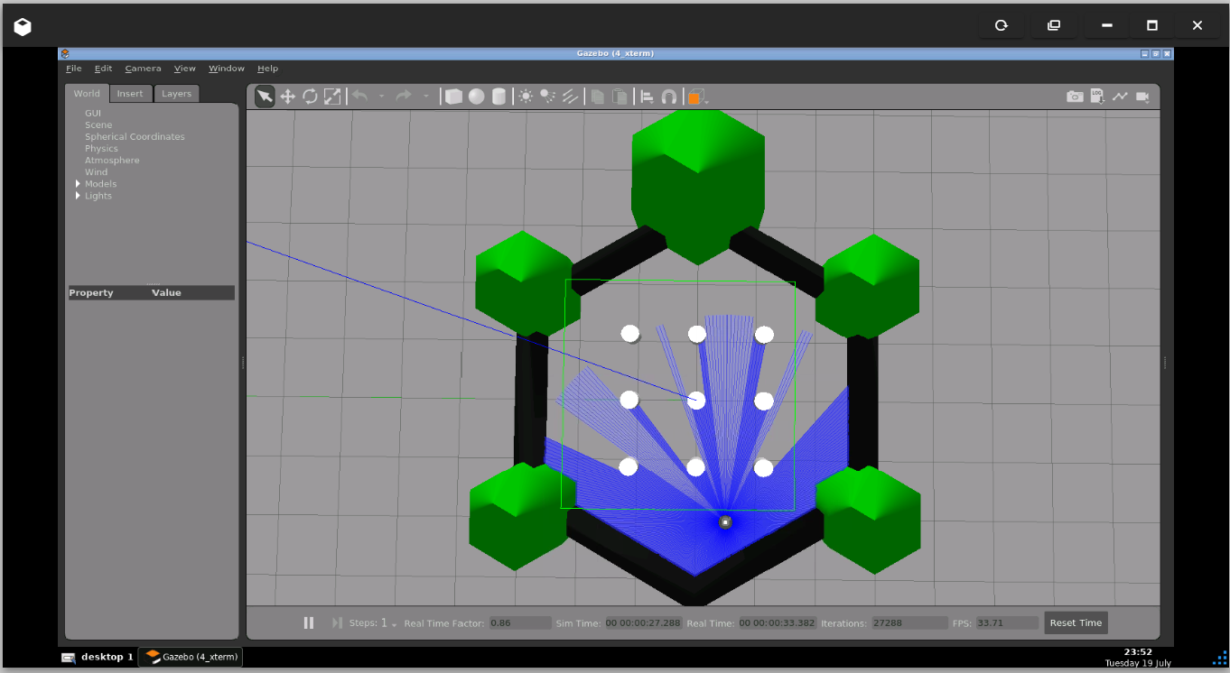 TurtleBot3 simulation