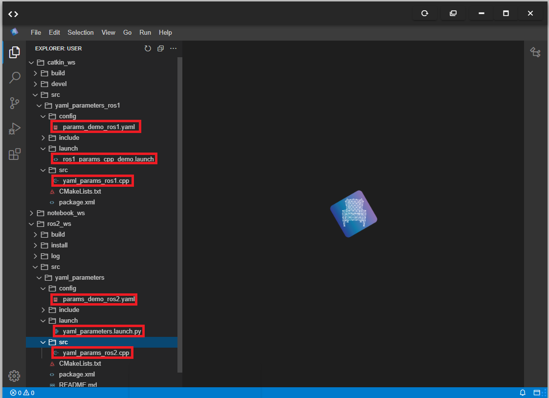 How to read and write parameters in ros1 and ros2