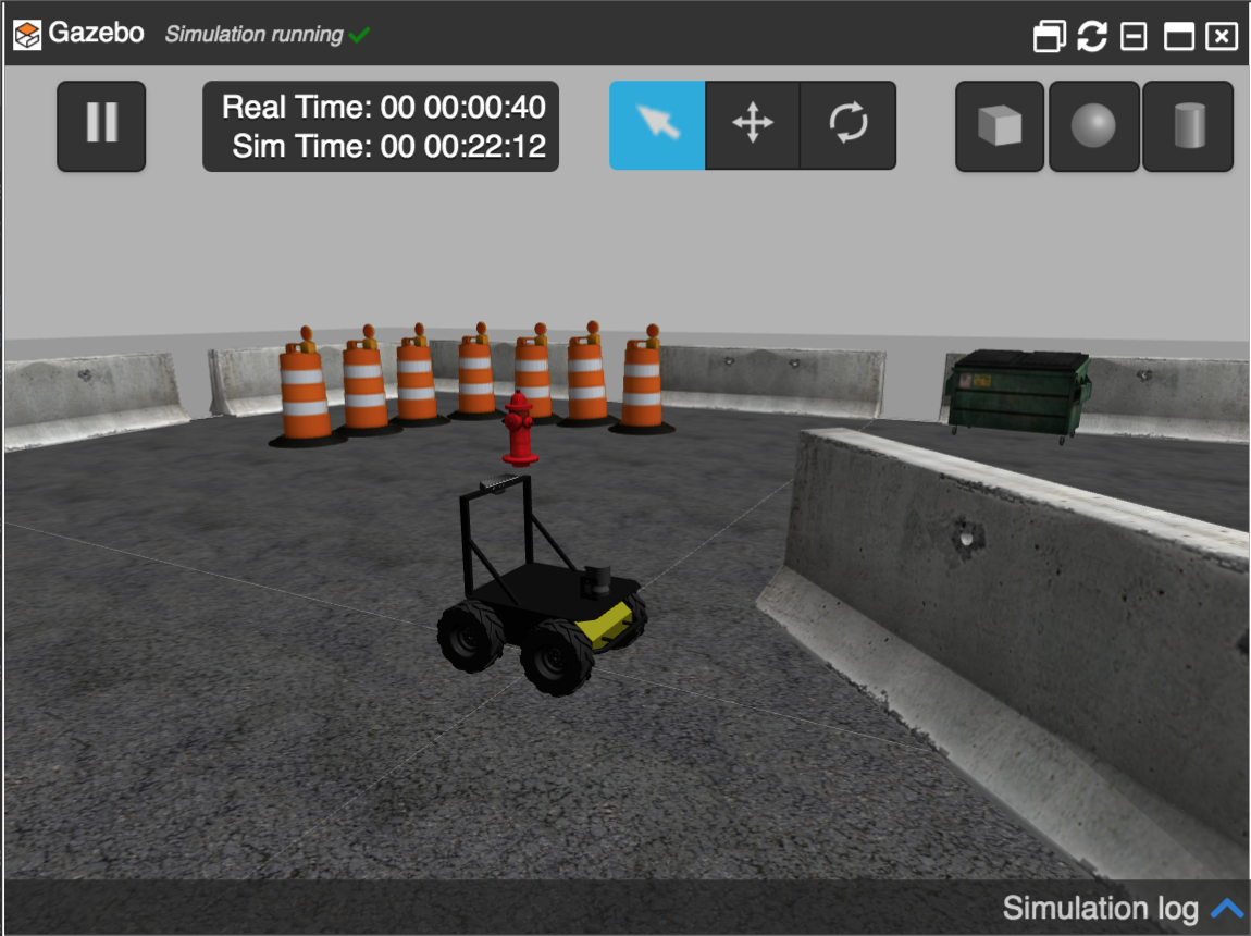 ROS Mini Challenge #6 – detect the position of a robot using ROS Service