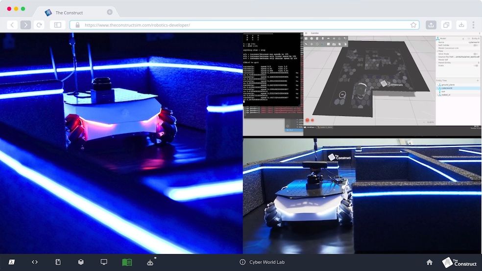 Cyber World Lab Robotics Developer Masterclass by The Construct