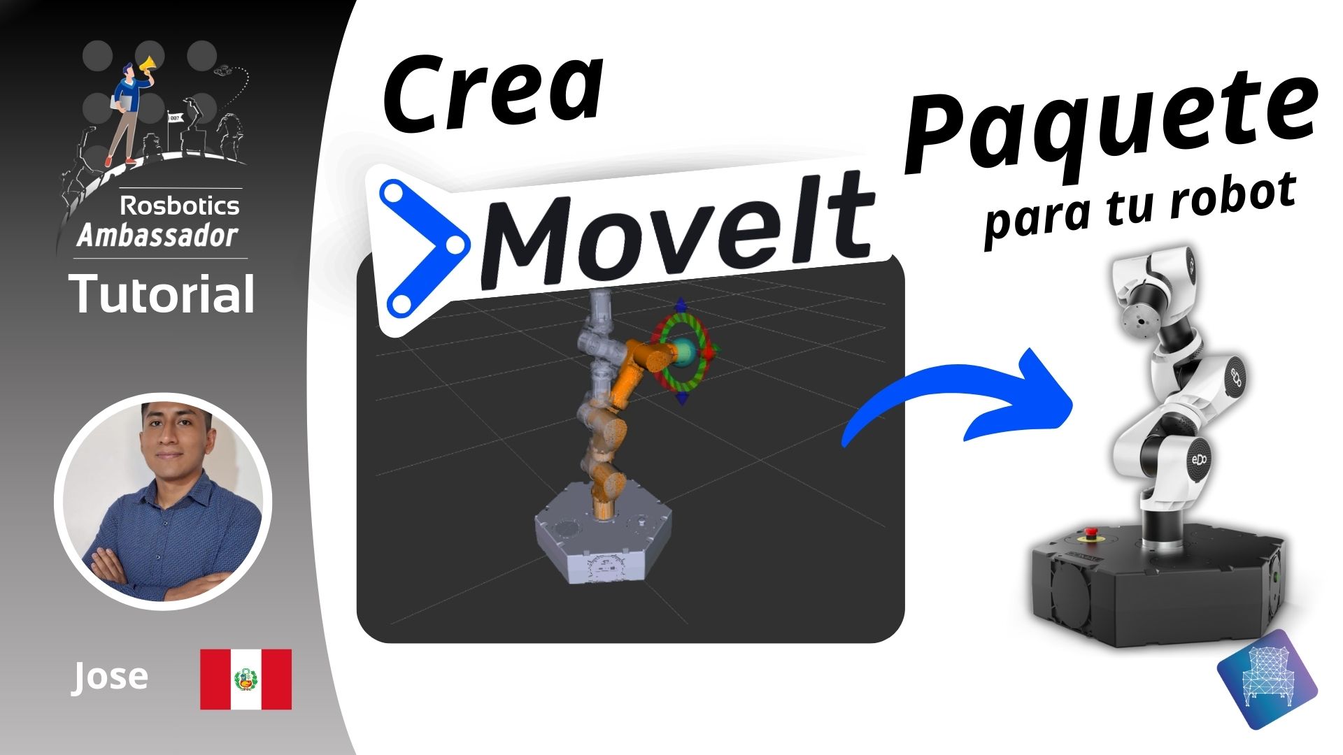 Crea un Paquete MoveIt Para Tu Robot – ROS Spanish Tutorial
