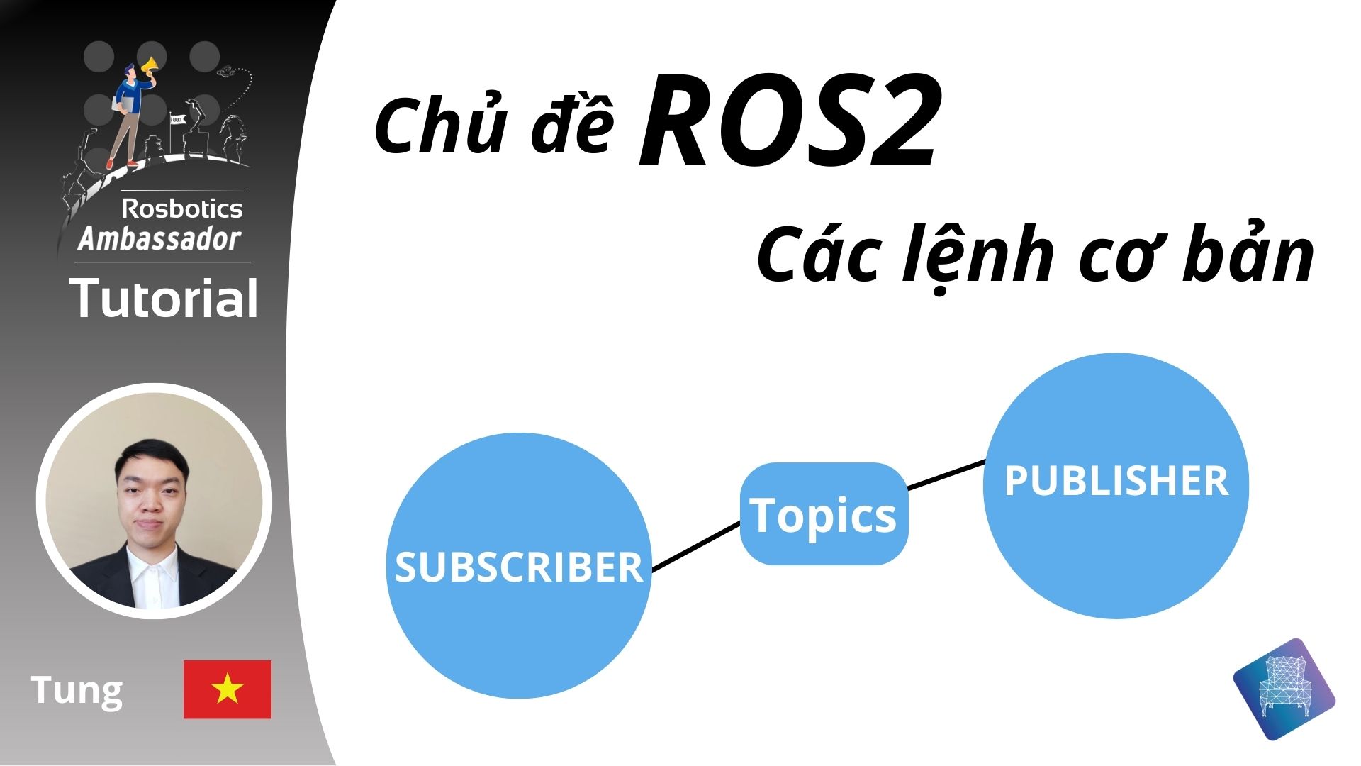 Hướng dẫn các câu lệnh cơ bản với topic trong ROS2 – ROS Vietnamese Tutorial