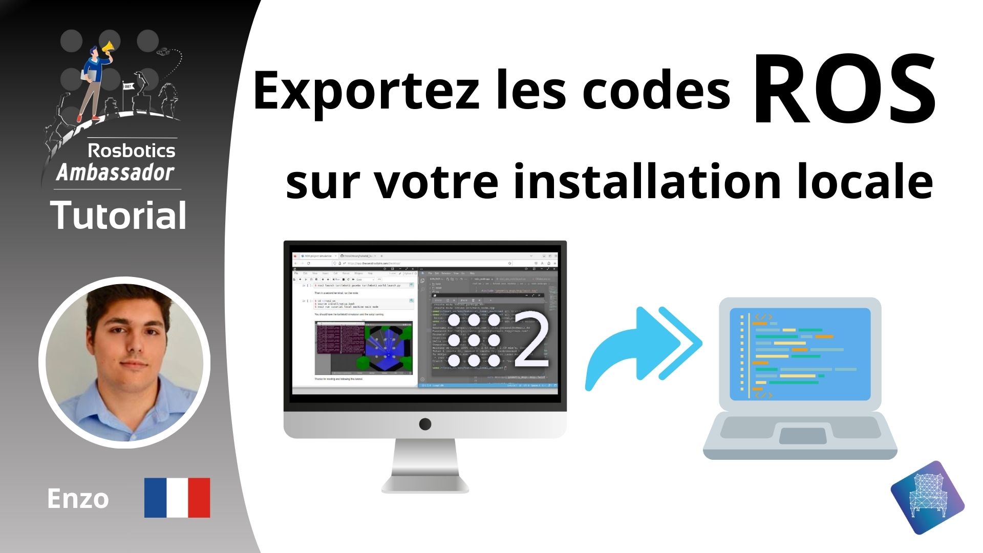Comment exporter des codes ROS sur votre installation locale – ROS French Tutorial