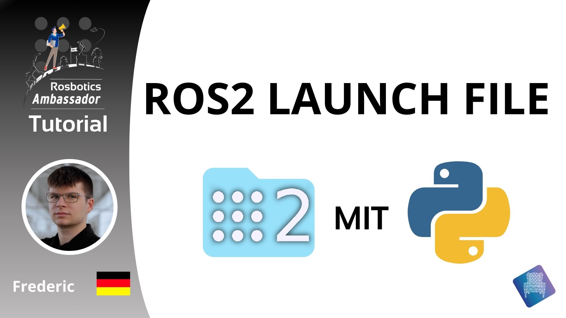 Wie erstellt man ein ROS2 Launch File mit Python – German ROS Tutorial