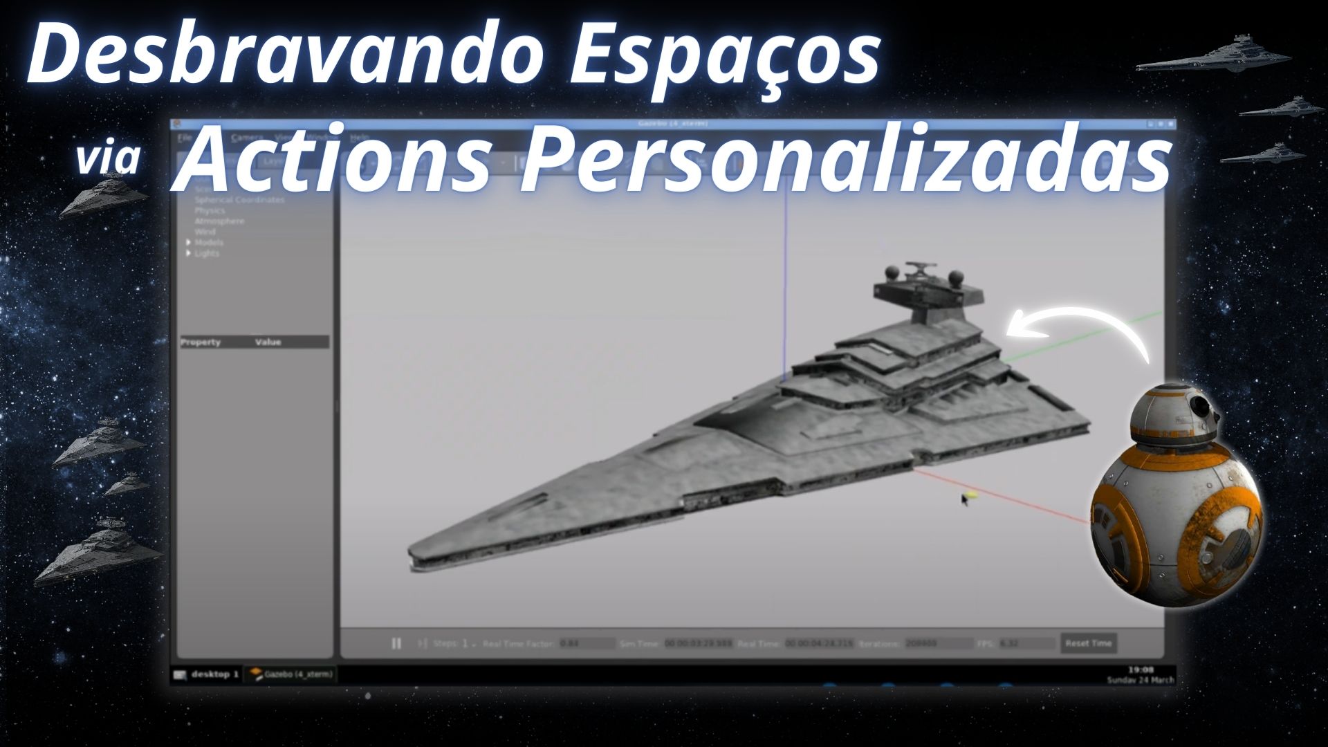 Desbravando espaços com o BB8 e ROS em C++ via Actions personalizadas – ROS Portuguese Tutorial