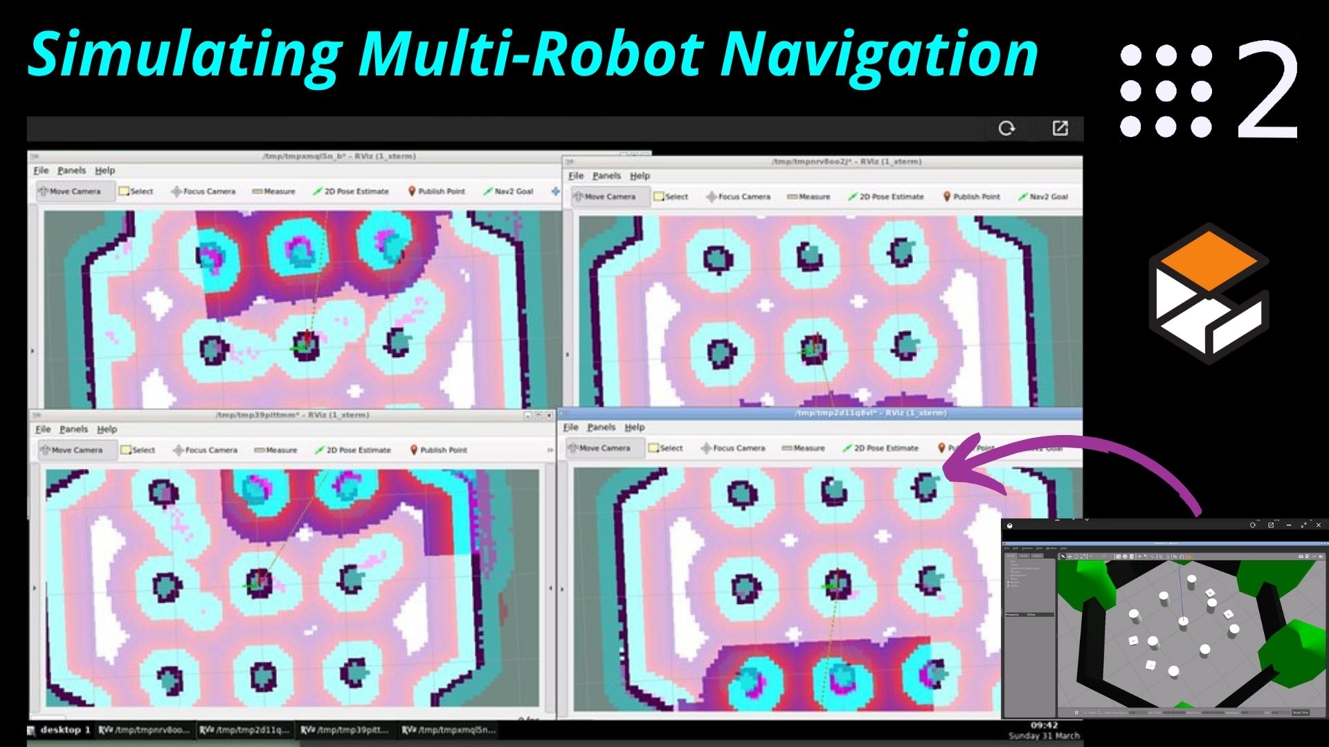 Mô phỏng nhiều robot với Nav2 trong ROS2 Humble & Gazebo (Phần 1) – ROS2 Vietnamese Tutorial