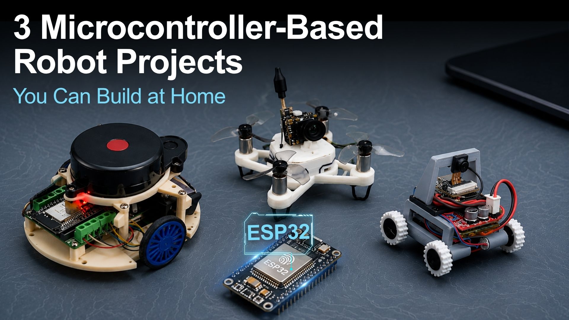 3 Microcontroller-Based Robot Projects You Can Build at Home