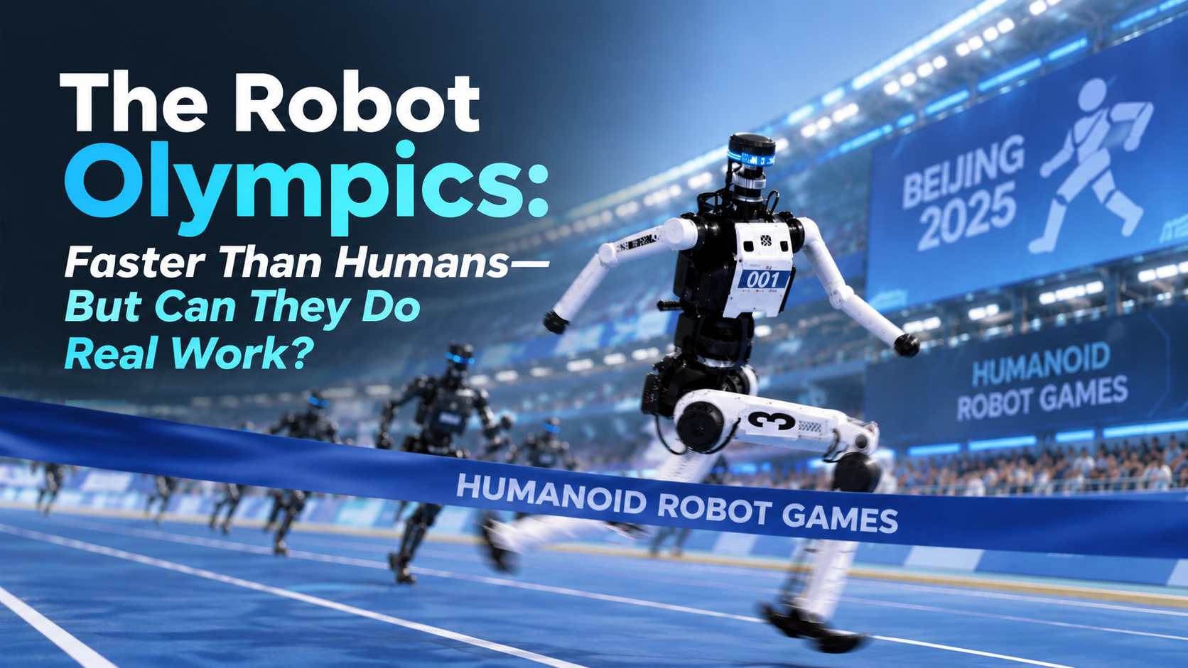 The Robot Olympics: Faster Than Humans—but Can They Do Real Work?